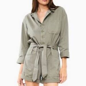 Pistola Becca Belted Romper Jumpsuit